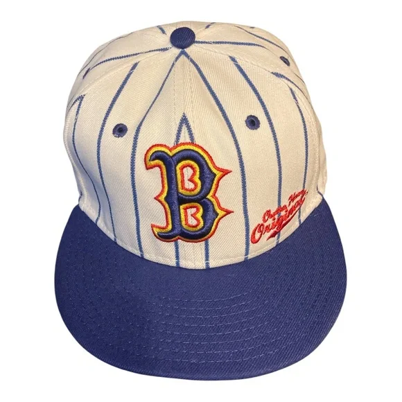 Boston Red Sox New Era White/Navy MLB Big League Chew Original Snapback YT- NWOT - Picture 5 of 8